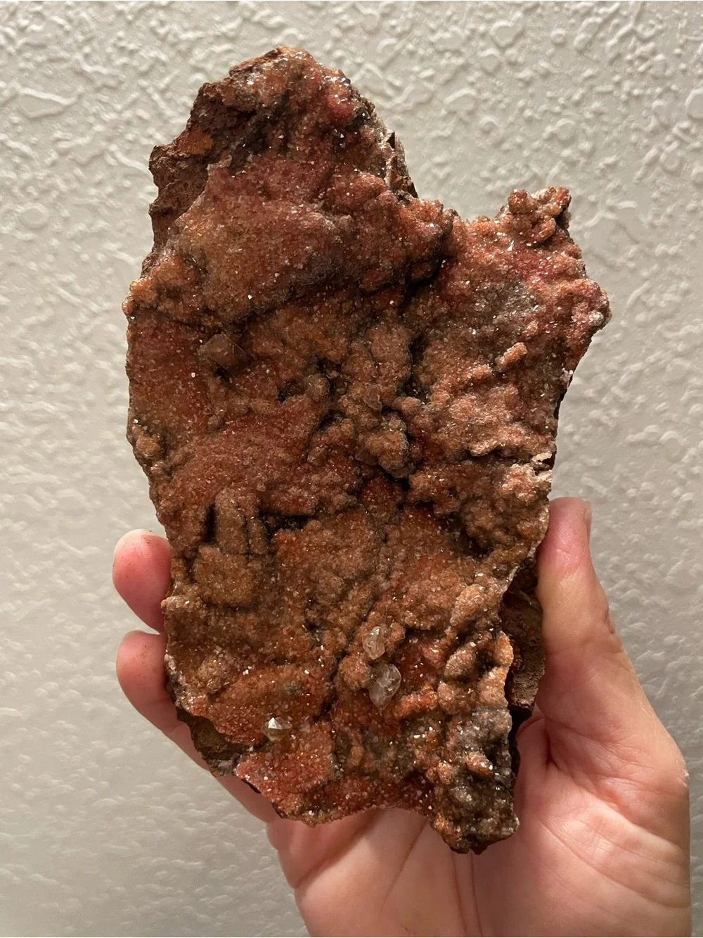 Stunning glitter bomb. Diamond calcite from Mexico. Crystal cluster.